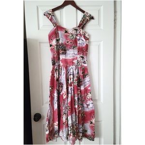 Hawaiian Print Vintage dress